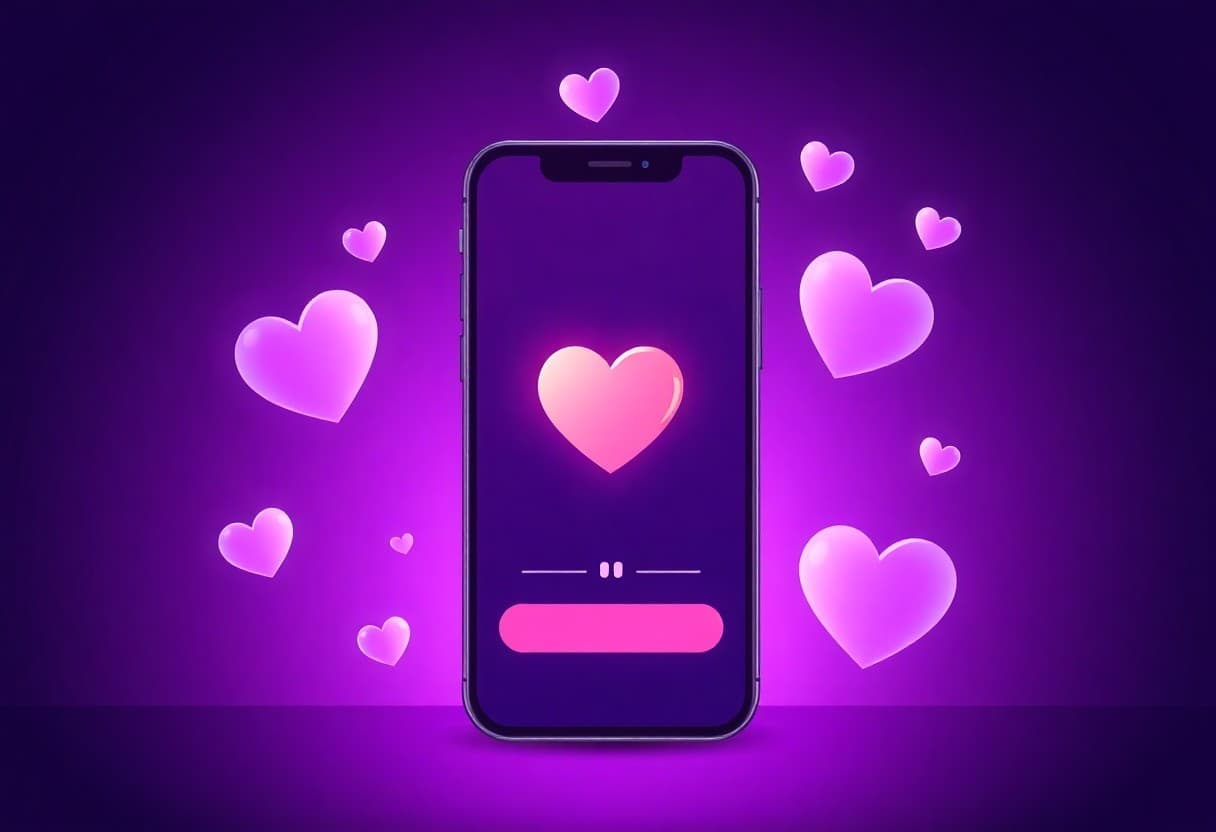 A single portrait photo turning into a short talking video message on a phone screen