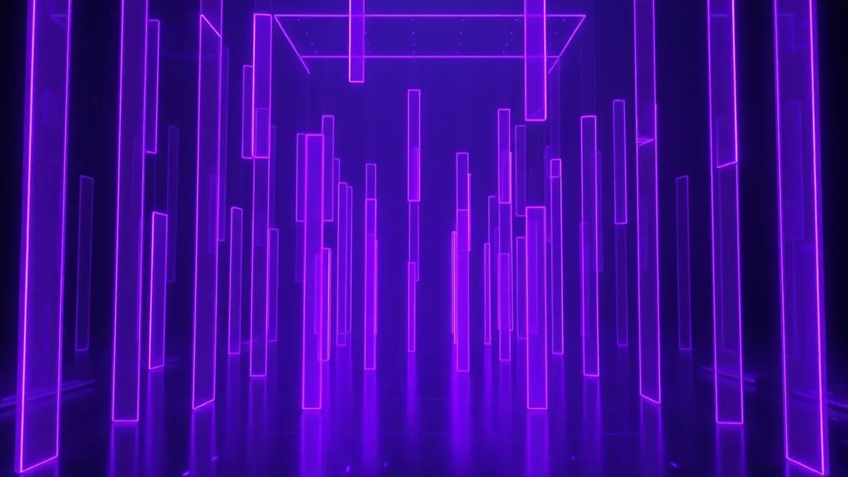 TikTok ad creative made from a product photo — vertical short-form video frames streaming through a dark violet space.