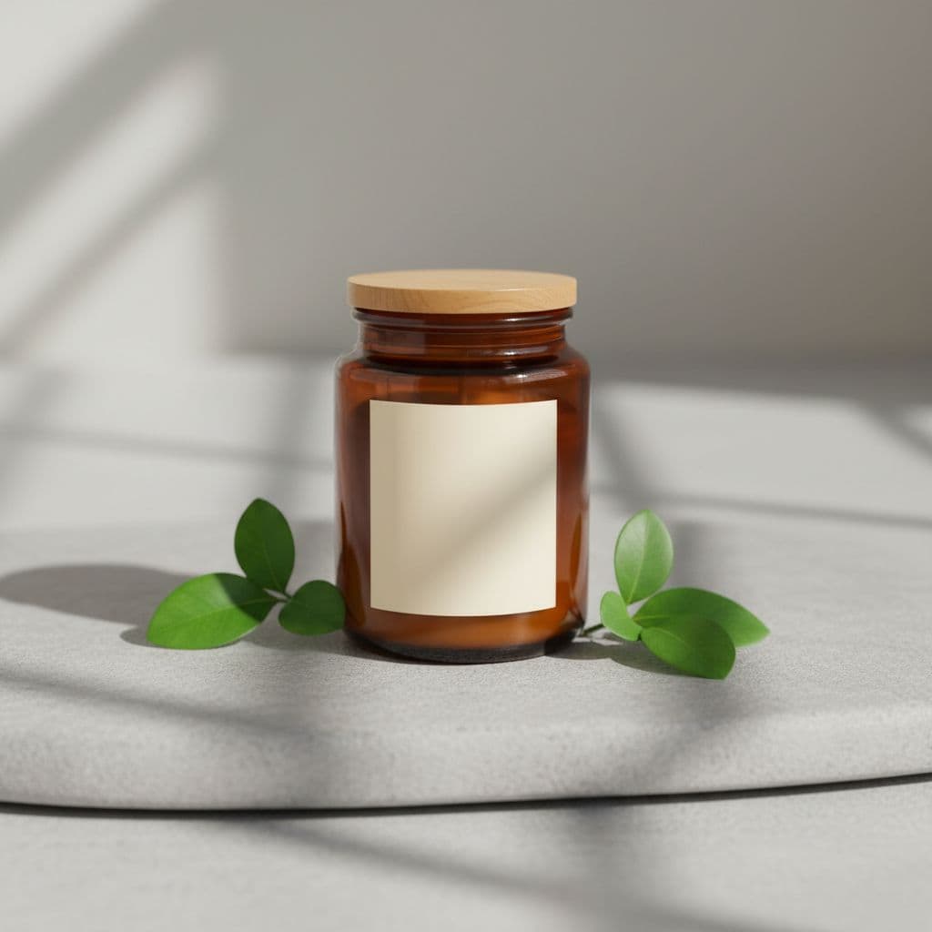 AI product photo — Botanical scene
