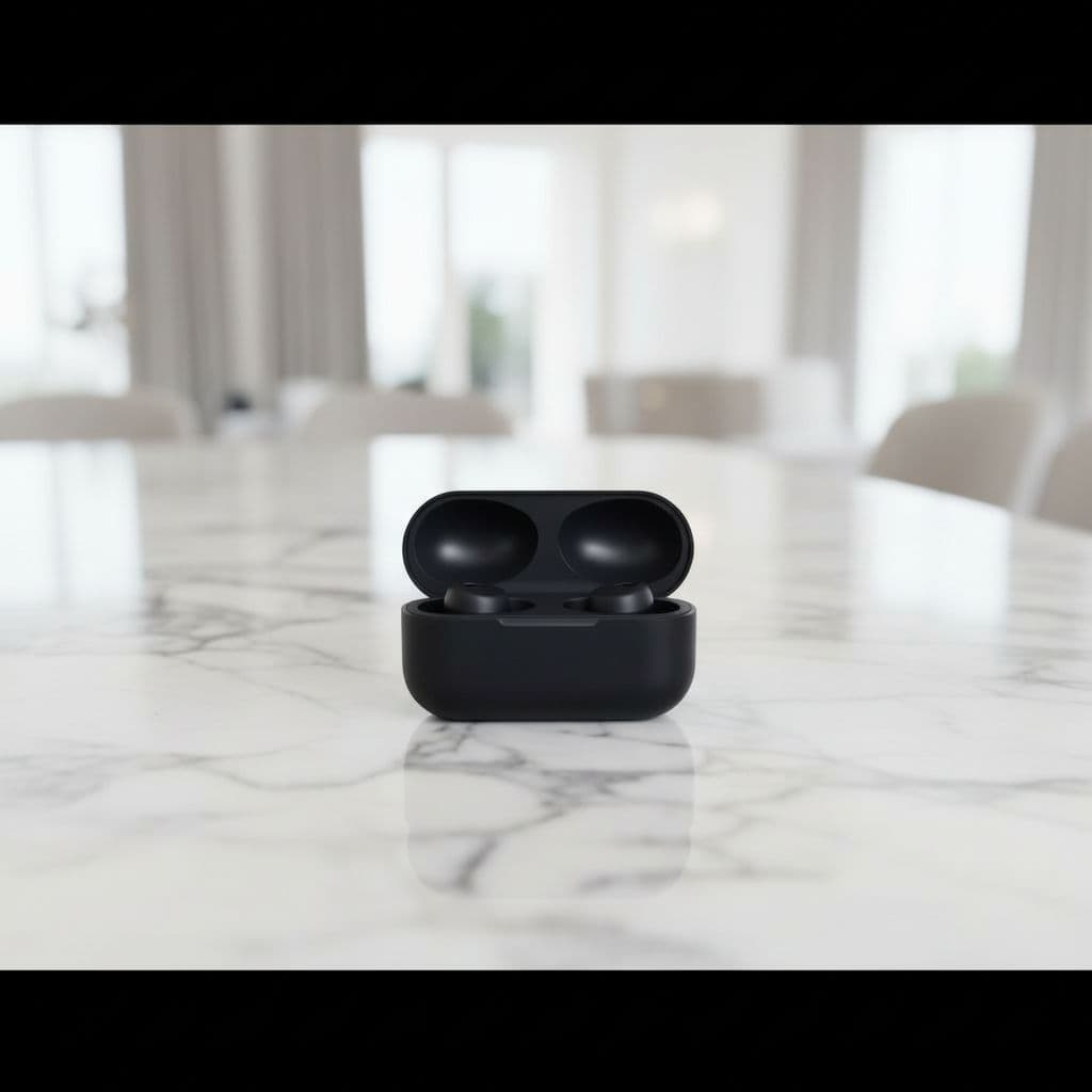 AI product photo — Marble Surface scene