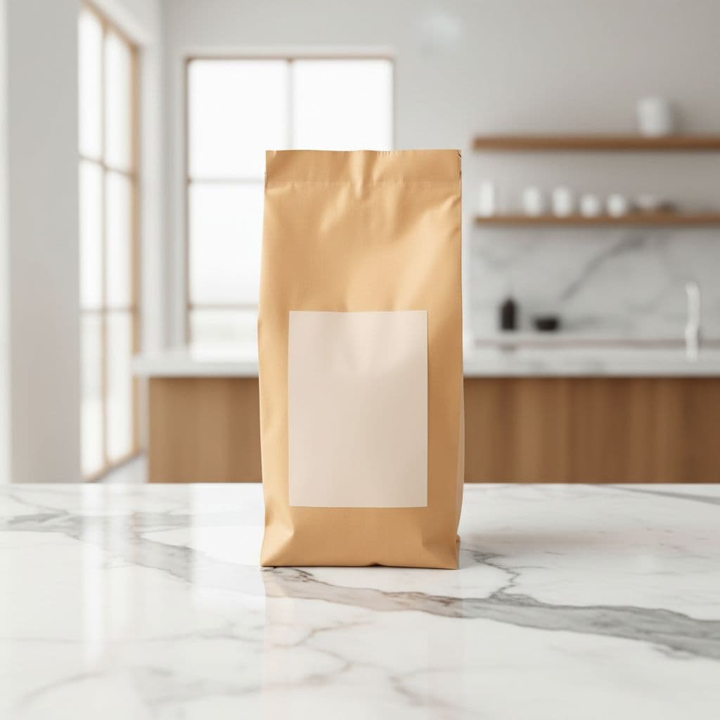 AI product photo — Marble Surface scene