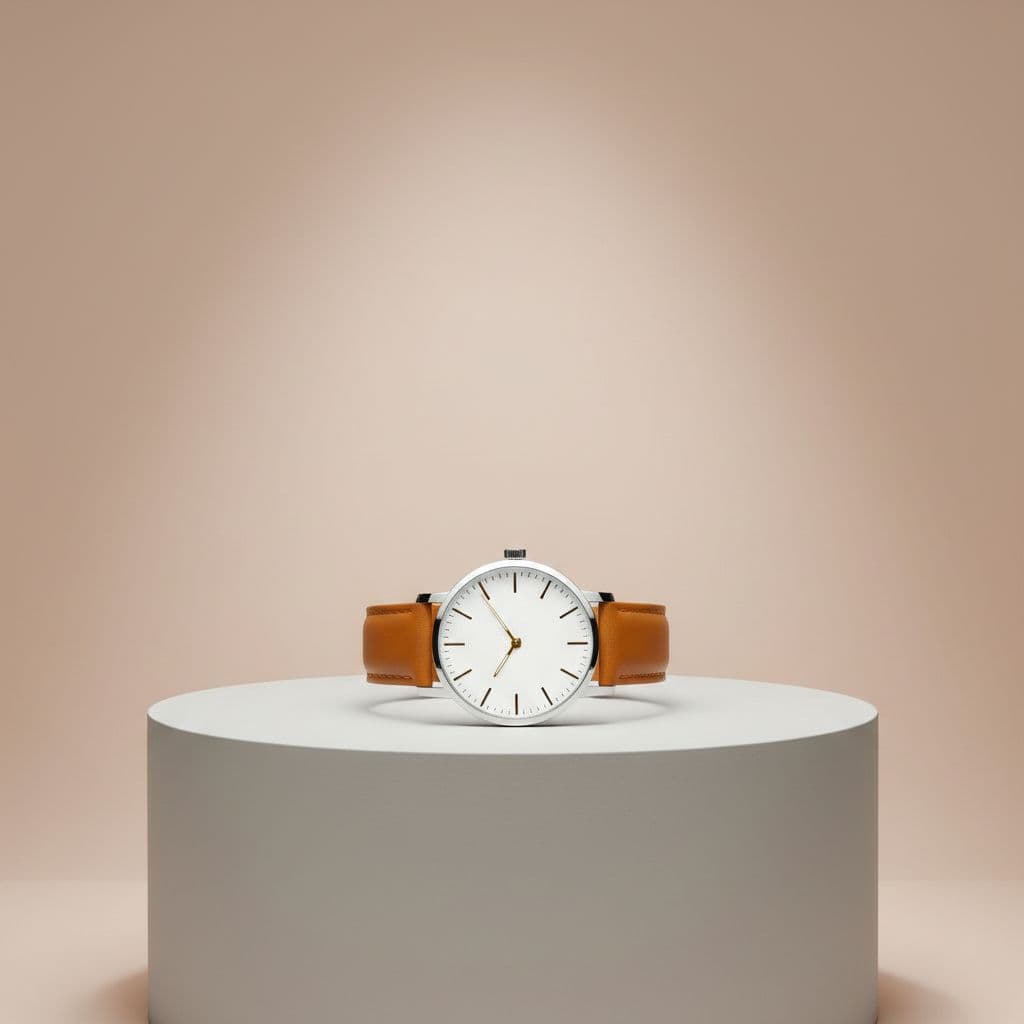 AI product photo — Luxury Podium scene