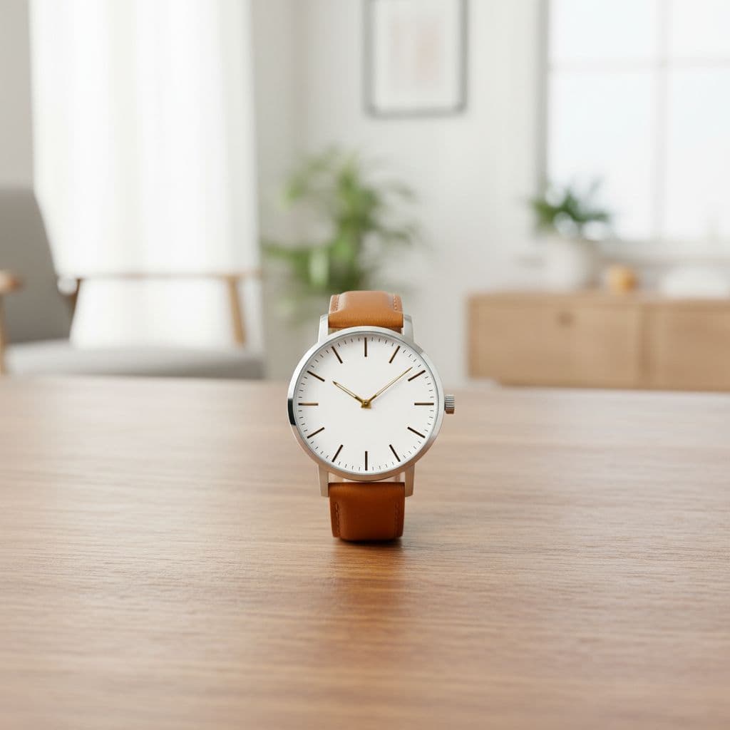 AI product photo — Wood Tabletop scene