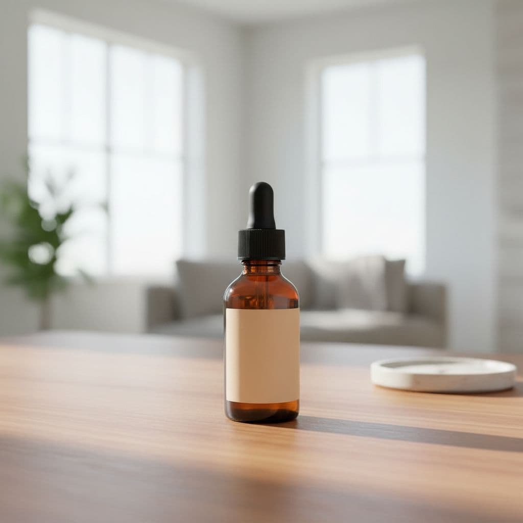 AI product photo — Wood Tabletop scene