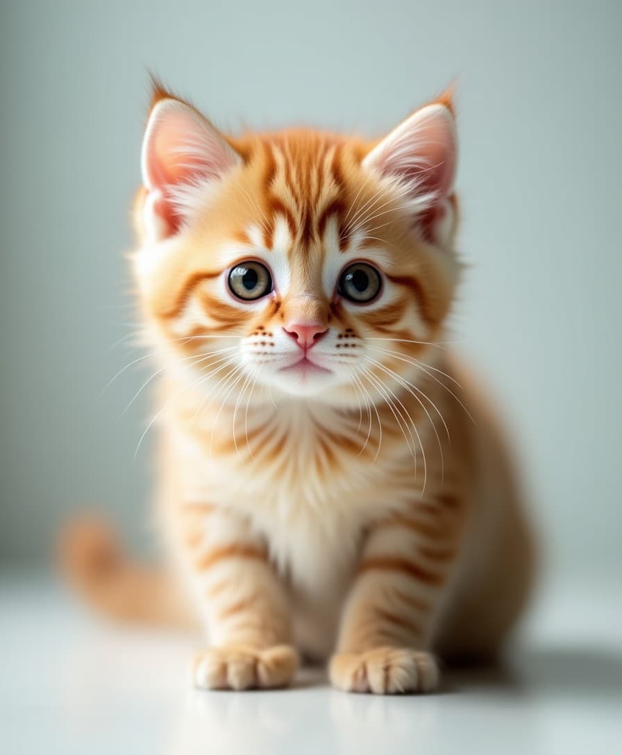 Cat photo used before generating a talking cat video