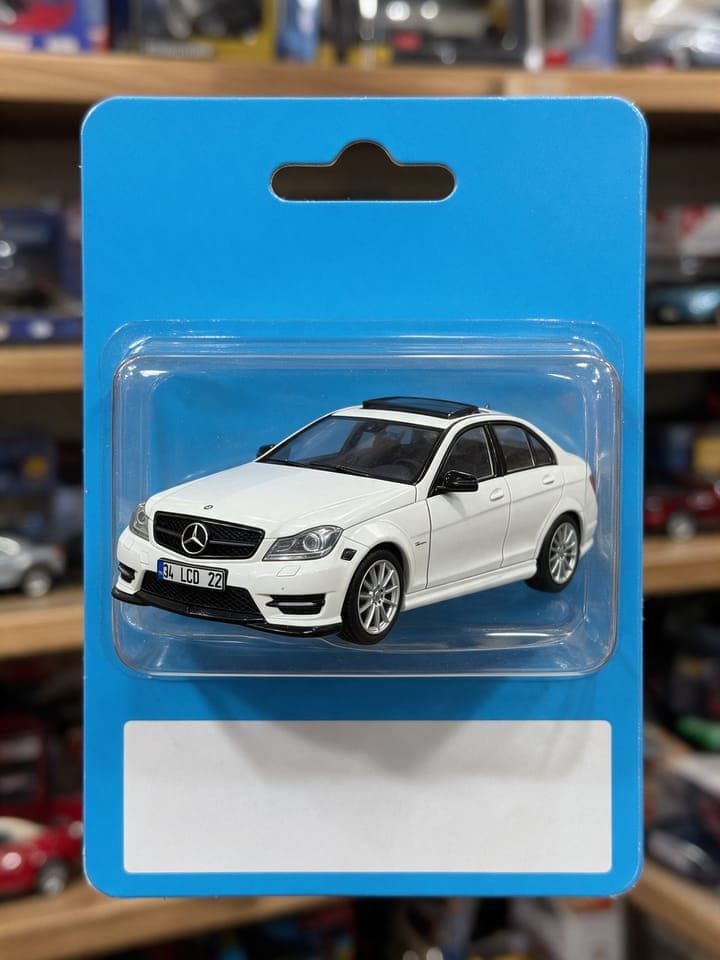 Toy Car Blister Pack AI photo trend example