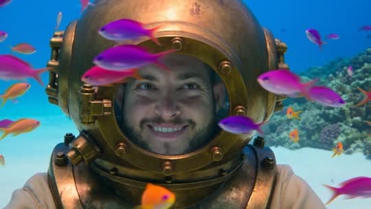 Deep Sea Dive template example