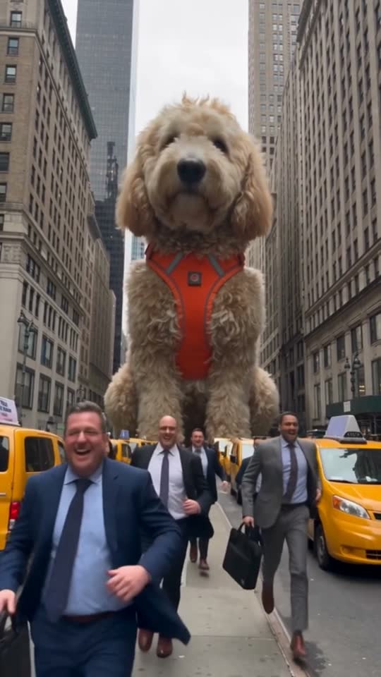 Giant Pet Alert template example