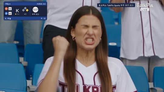 Korean Baseball Fan Cam template example