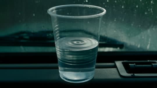 Ripples in the Cup template example