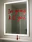 The message on the mirror