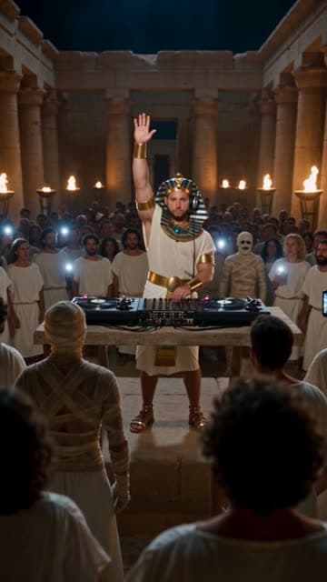 Pharaoh DJ Party scene preview