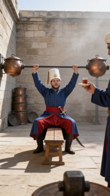 Janissary Gym scene preview