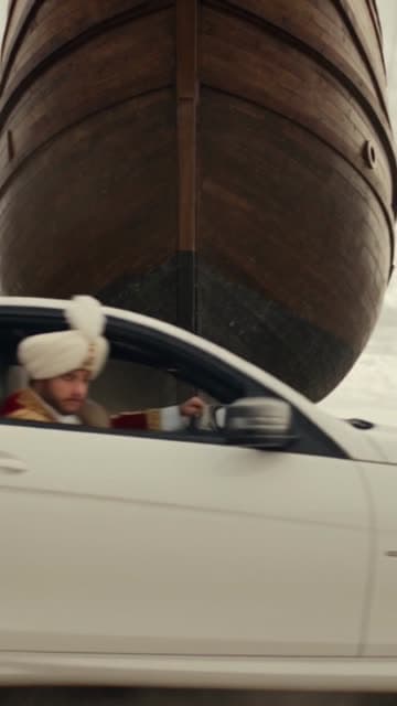 Ships Over Land scene preview