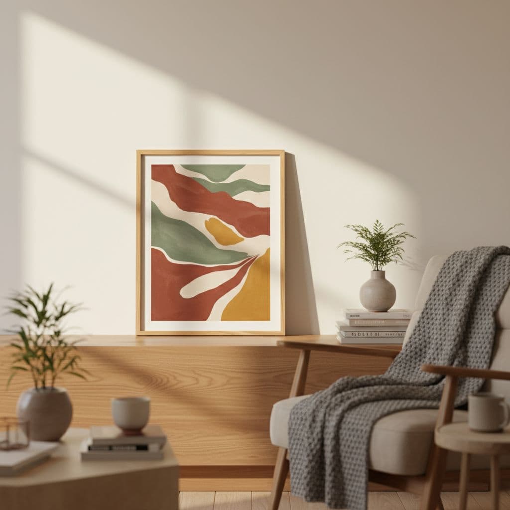 AI product photo — Cozy Interior scene