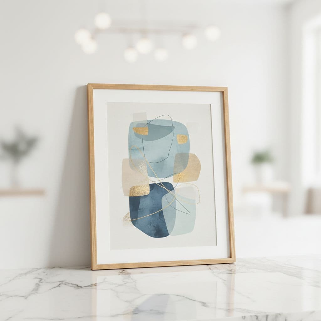 AI product photo — Marble Surface scene
