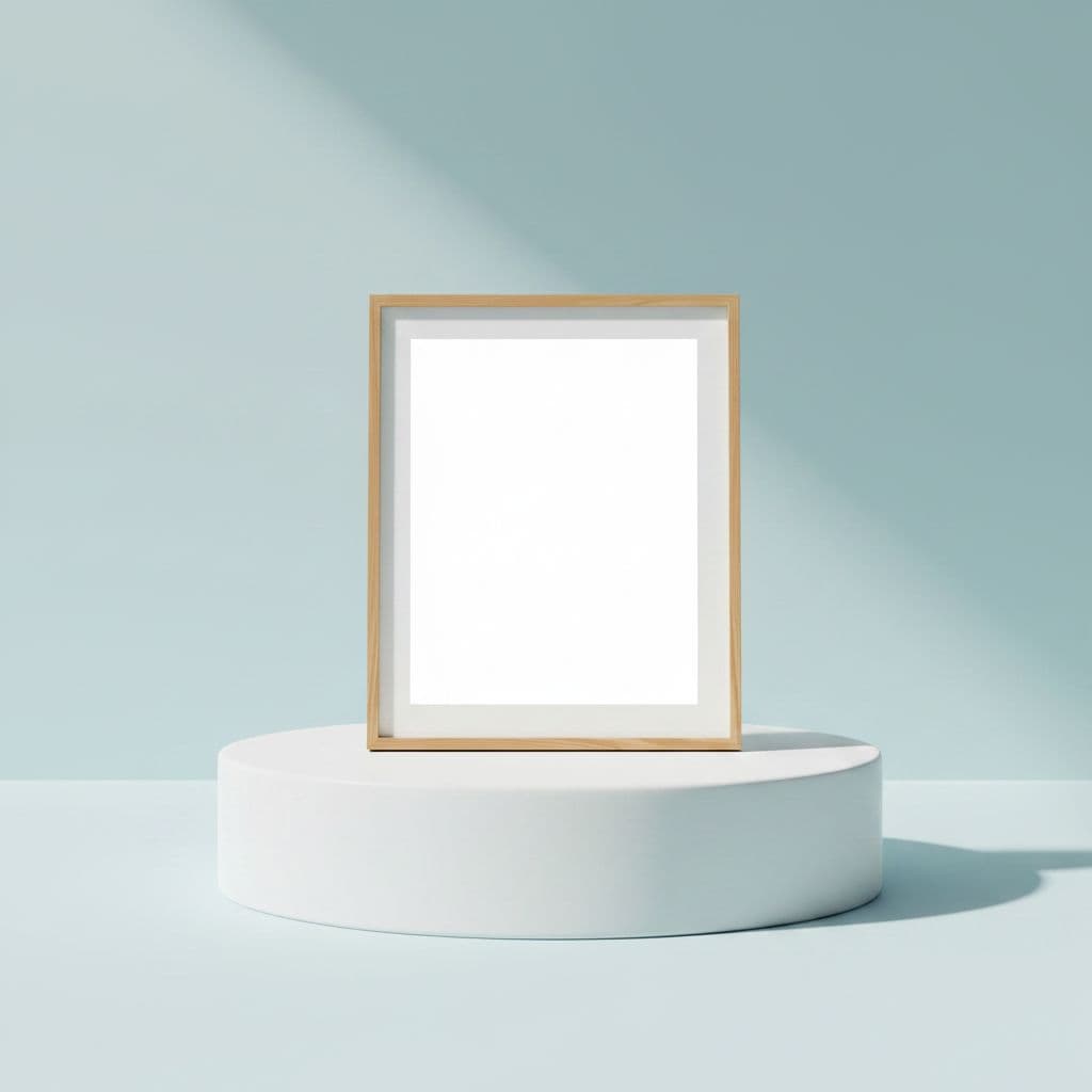 AI product photo — Luxury Podium scene