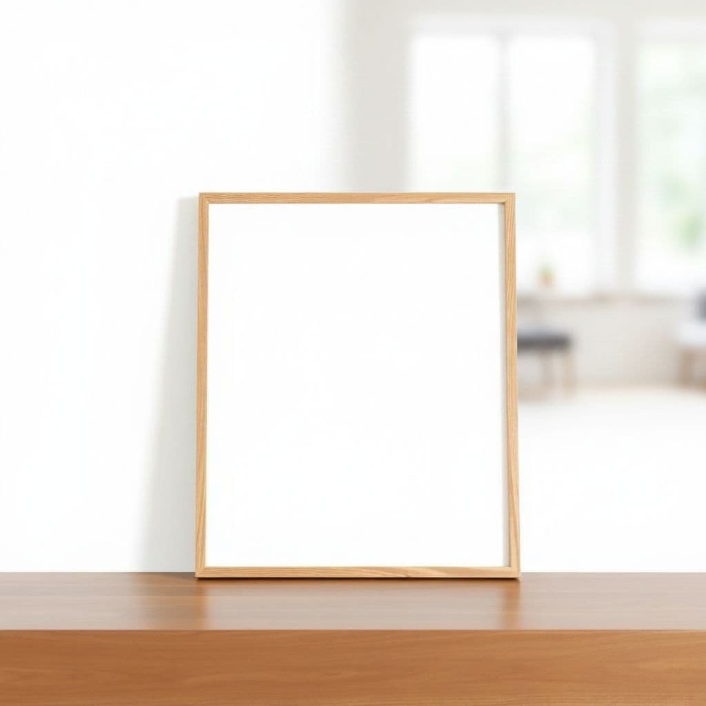 AI product photo — Wood Tabletop scene