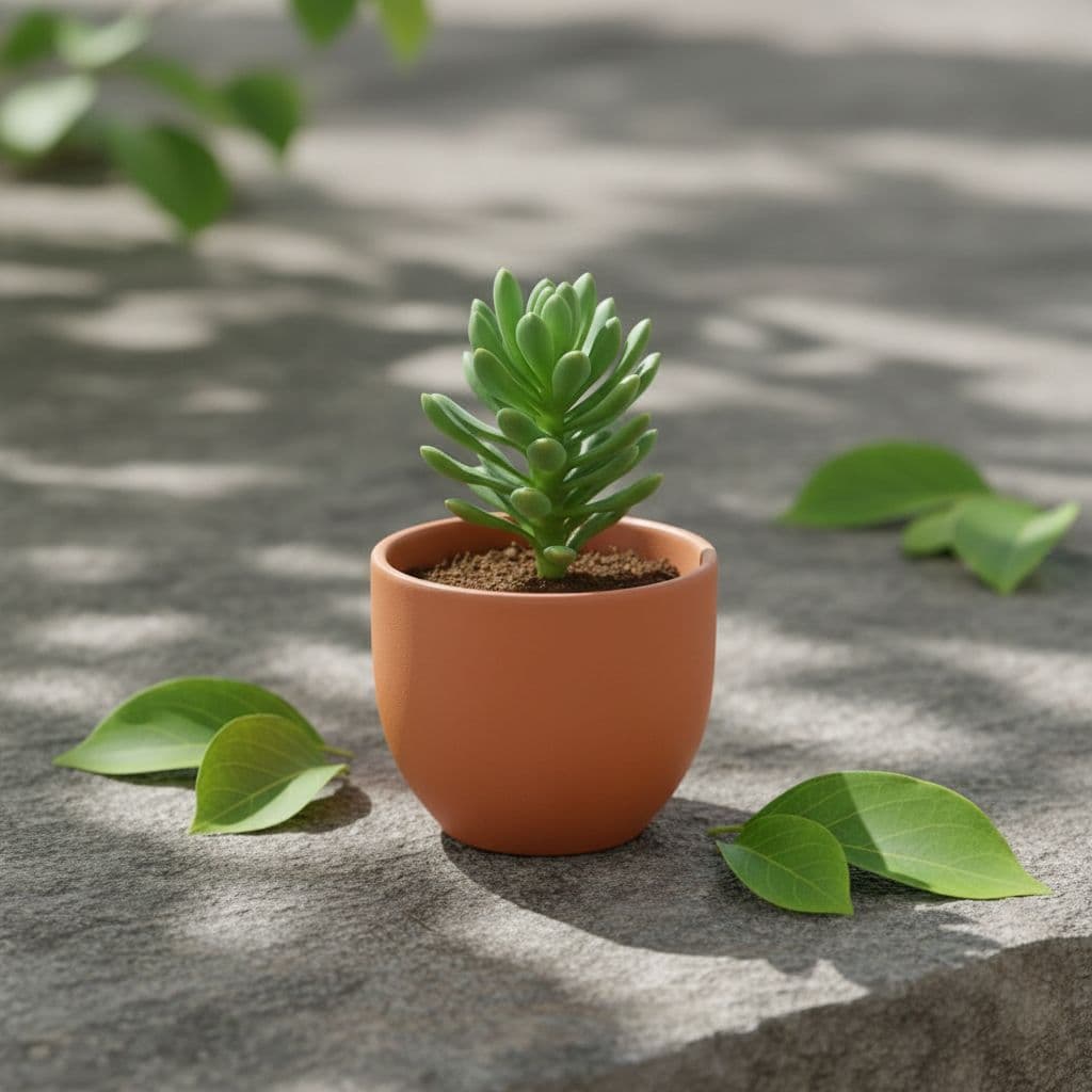 AI product photo — Botanical scene